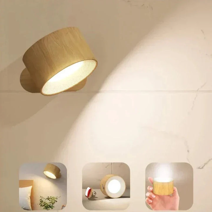 Bezprzewodowa lampa ścienna na baterie do wszystkich pomieszczeń