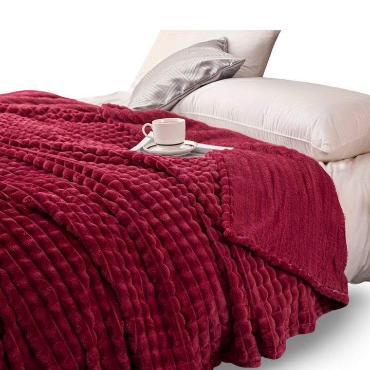 NordicSoft Koc – Przytulny i Puszysty Koc Koralikowy z Fleece