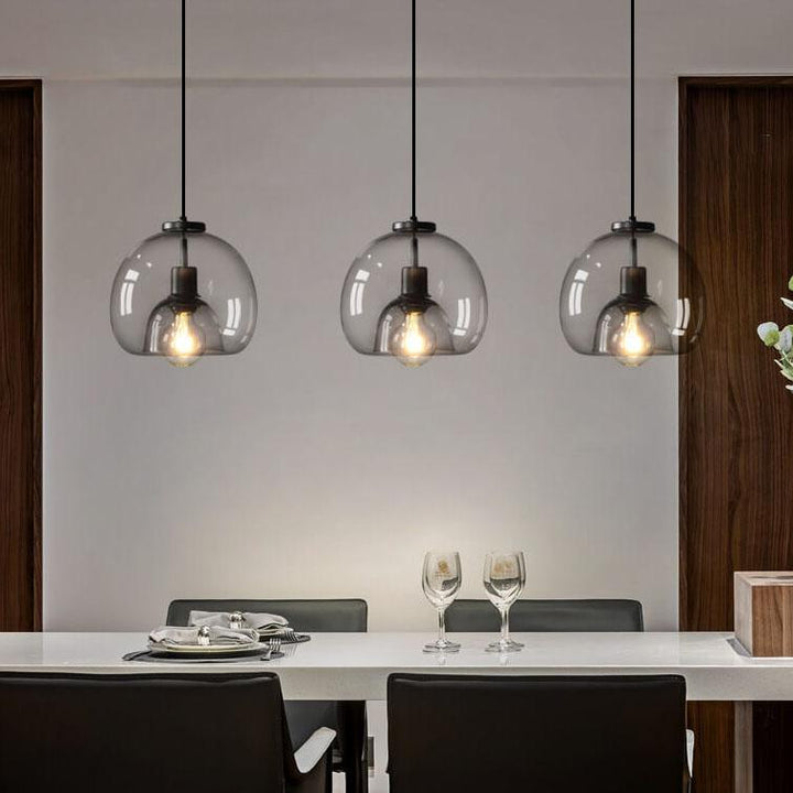 Lampa sufitowa Eliz – Szkło ręcznie dmuchane z nowoczesną elegancją, regulowana wysokość