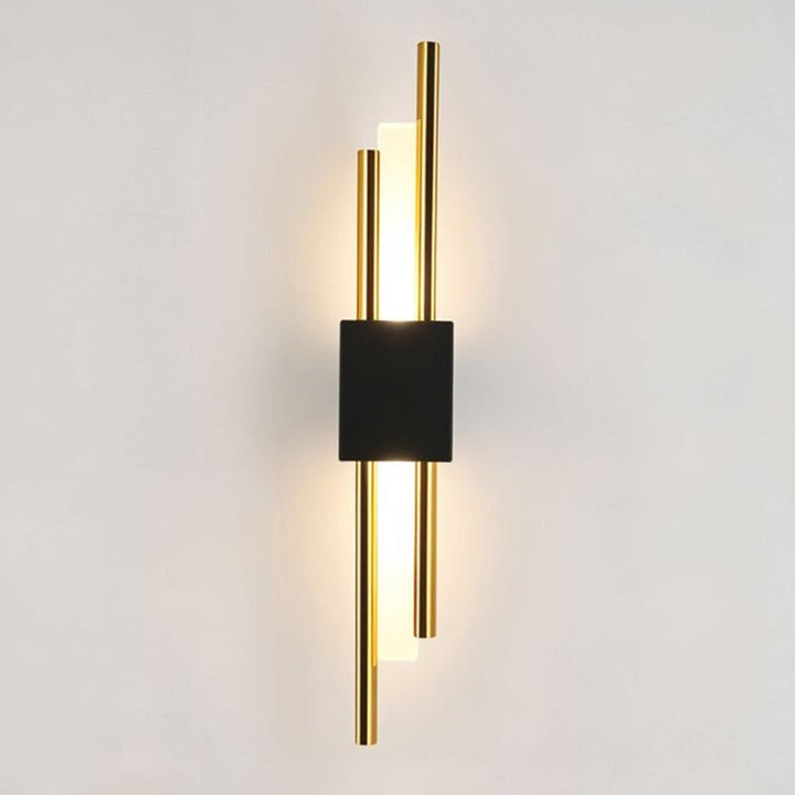 Stylowa Lampa Ścienna | 19.7″ | Żelazo Akryl | Lampa Ścienna LED | Przełącznik 3‑Kolorowy | Brick by Brick