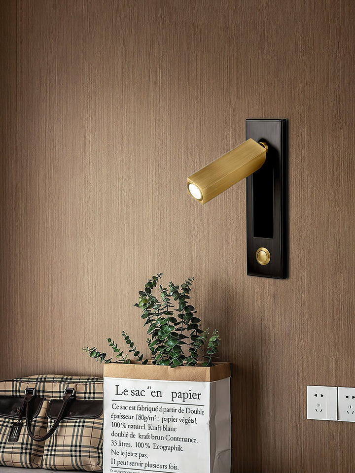 Nowoczesna wbudowana lampa ścienna z oświetleniem LED