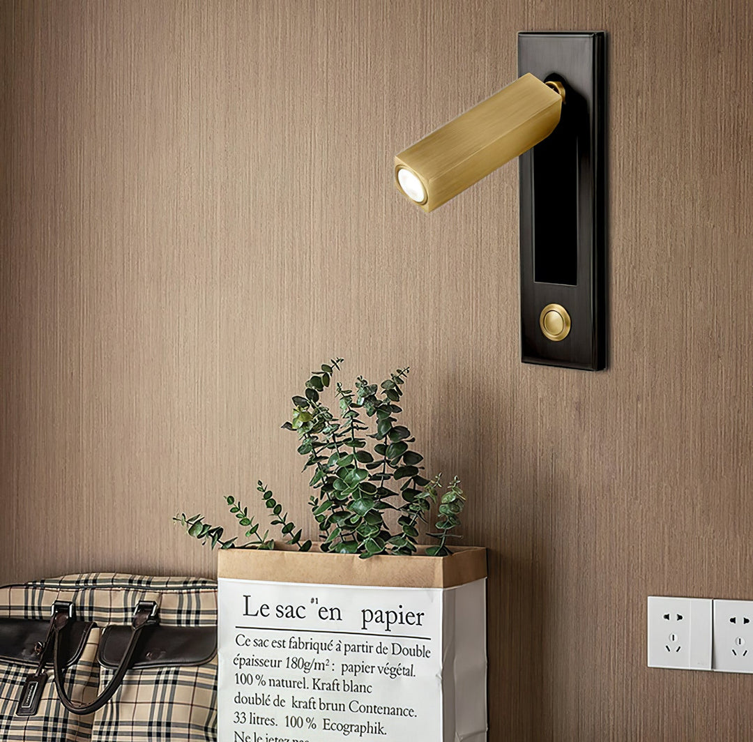 Nowoczesna wbudowana lampa ścienna z oświetleniem LED