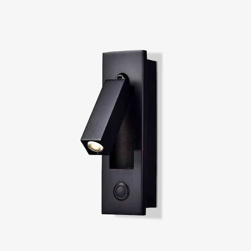 Nowoczesna wbudowana lampa ścienna z oświetleniem LED