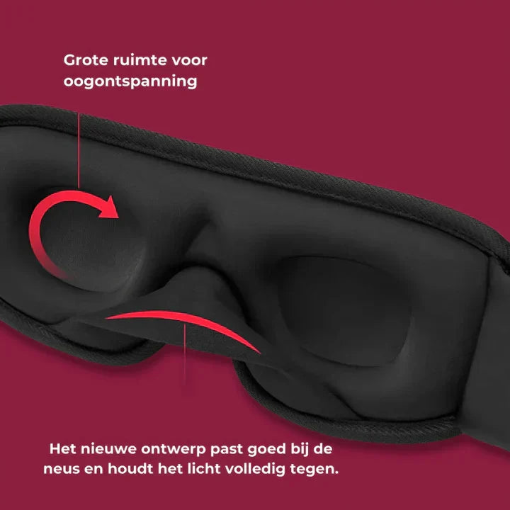 Ergonomiczna maska do spania 3D