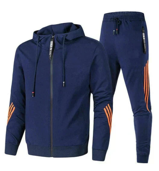 Męski Strój Treningowy Nowoczesny Design Poliester Elastan
