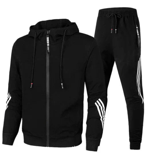 Męski Strój Treningowy Nowoczesny Design Poliester Elastan