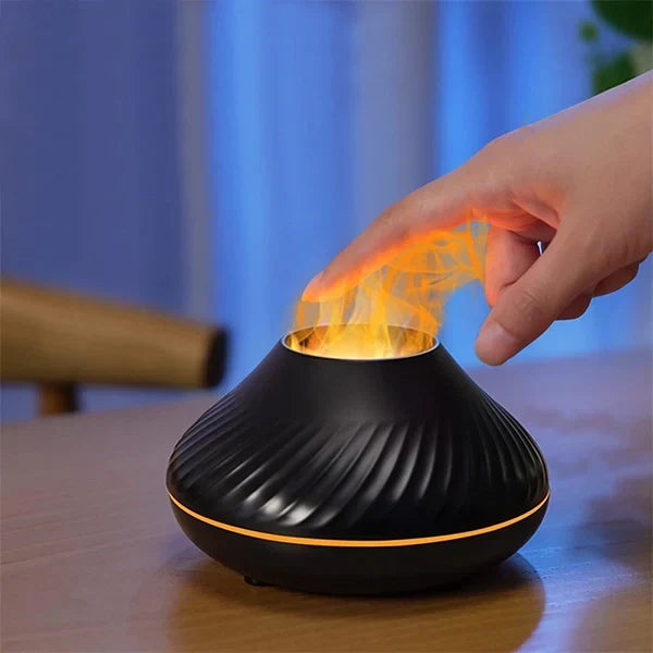 Aromadiffuzor z efektem płomienia z oczyszczaczem powietrza