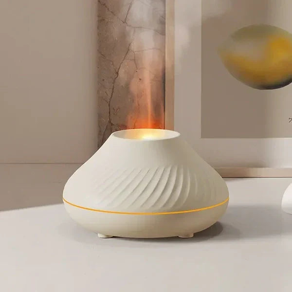 Aromadiffuzor z efektem płomienia z oczyszczaczem powietrza