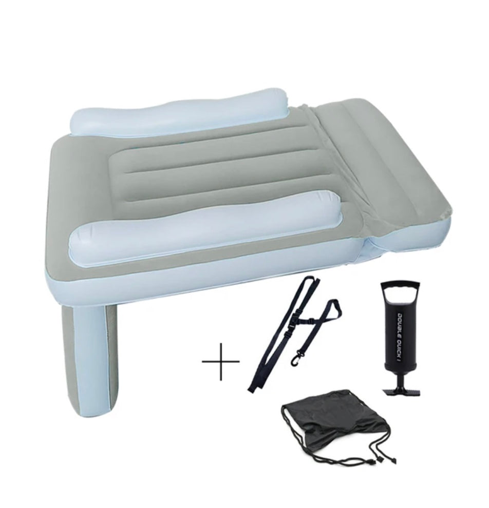 Carvallo Łóżko lotnicze SkyNap Junior | Dla dzieci do 5 roku życia | 90×45 cm | Z ręczną pompką | Wygodne i przenośne