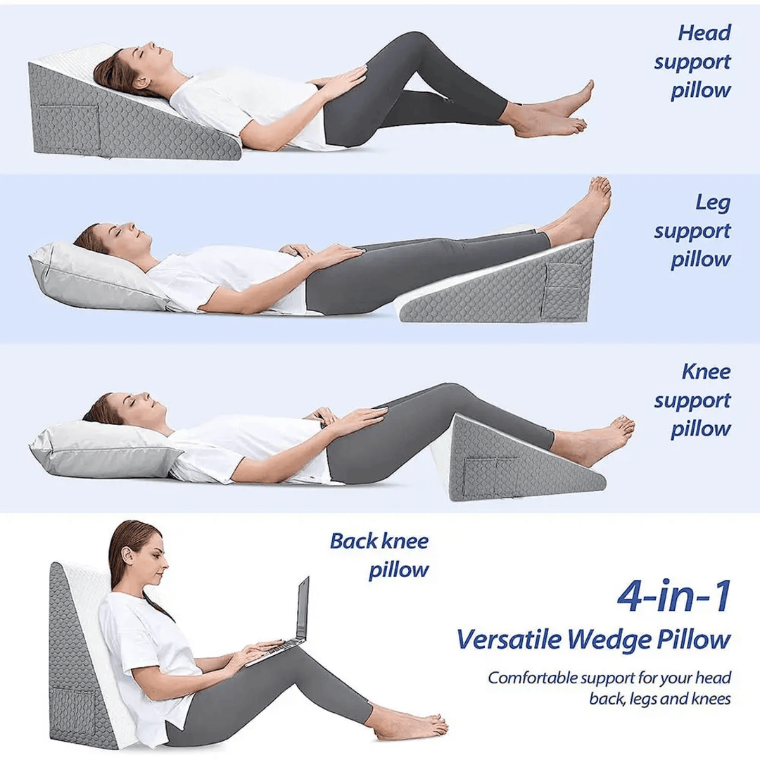 Carvallo – Ergonomiczna poduszka klinowa dla zdrowego snu!