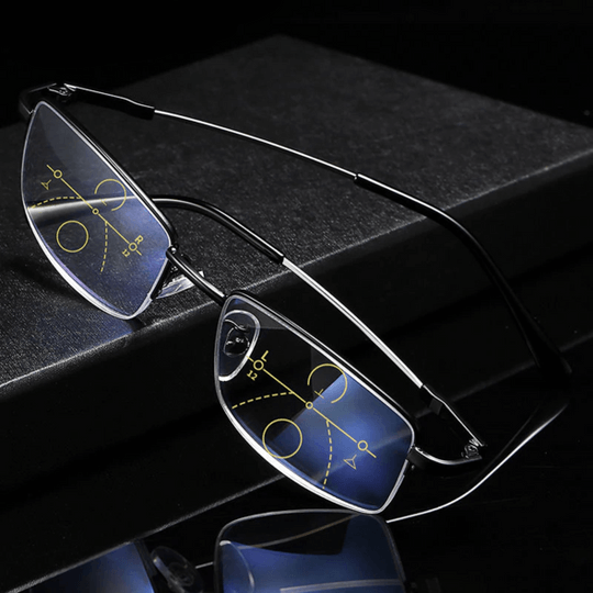 Premium niemieckie okulary multifokalne – Inteligentna korekcja wzroku na każdą odległość
