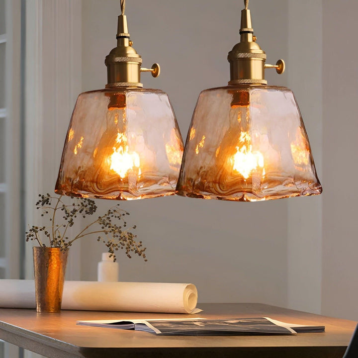 GlassElegance Light - Wintage Kryształowy Przyszklany Żyrandol Sufitowy