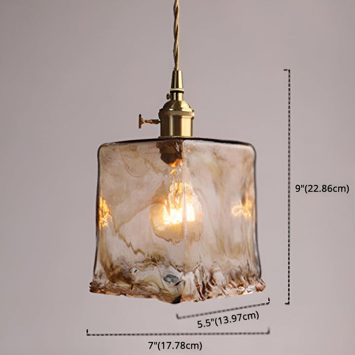 GlassElegance Light - Wintage Kryształowy Przyszklany Żyrandol Sufitowy
