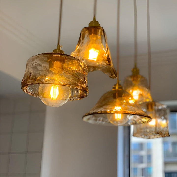 GlassElegance Light - Wintage Kryształowy Przyszklany Żyrandol Sufitowy