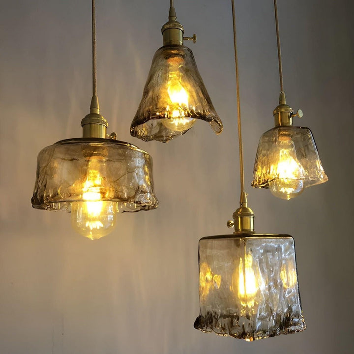 GlassElegance Light - Wintage Kryształowy Przyszklany Żyrandol Sufitowy