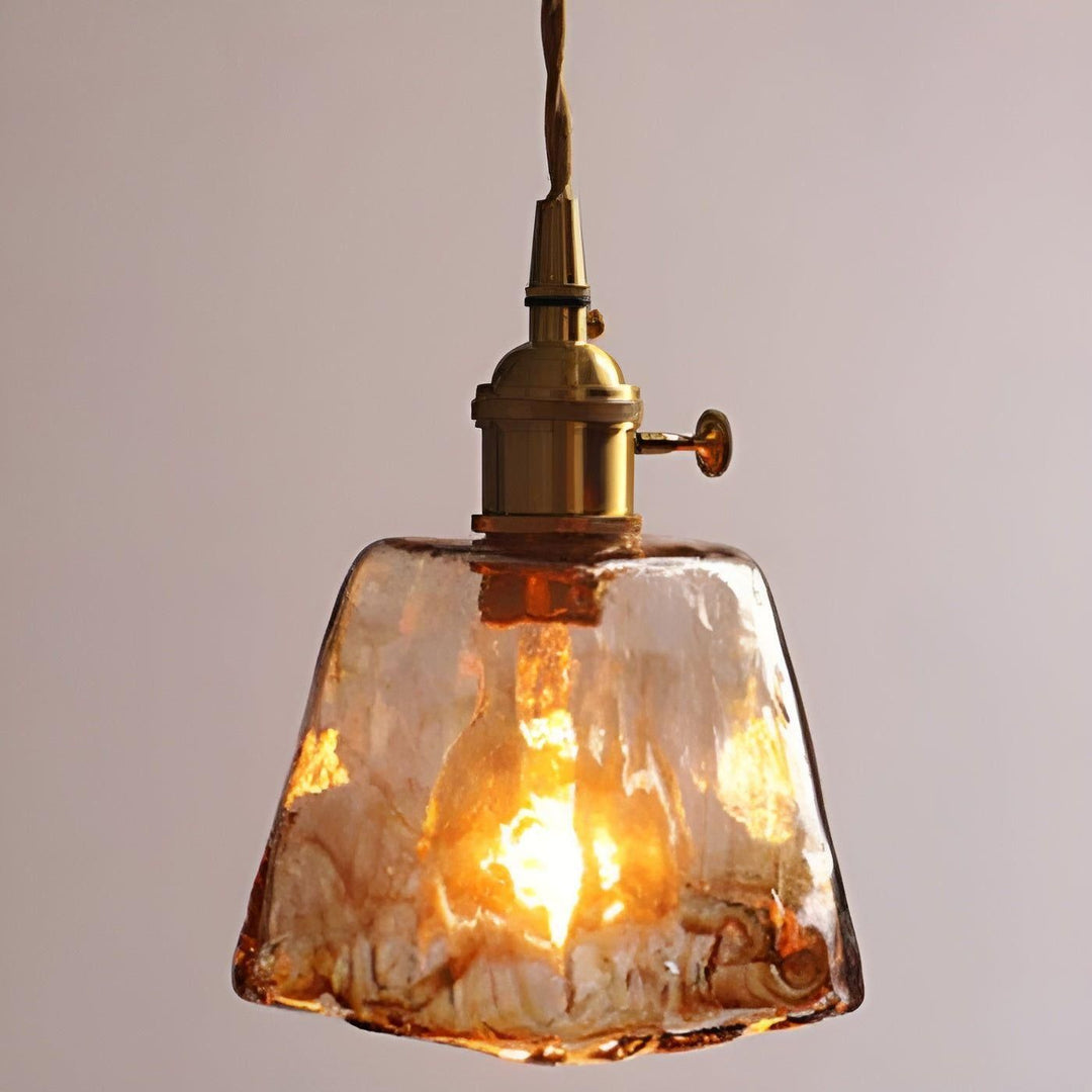GlassElegance Light - Wintage Kryształowy Przyszklany Żyrandol Sufitowy