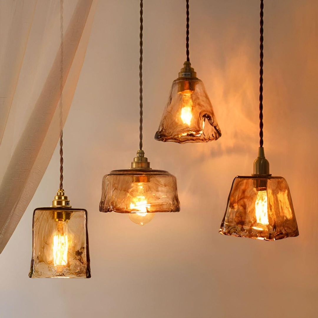 GlassElegance Light - Wintage Kryształowy Przyszklany Żyrandol Sufitowy
