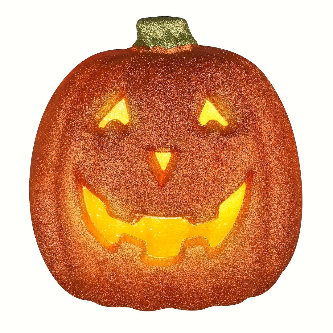 Straszna świecąca dynia – Zasilana bateriami dekoracja Halloween
