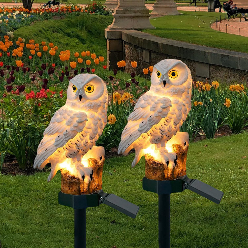 Lampa Sowa zasilana energią słoneczną (zestaw 2)