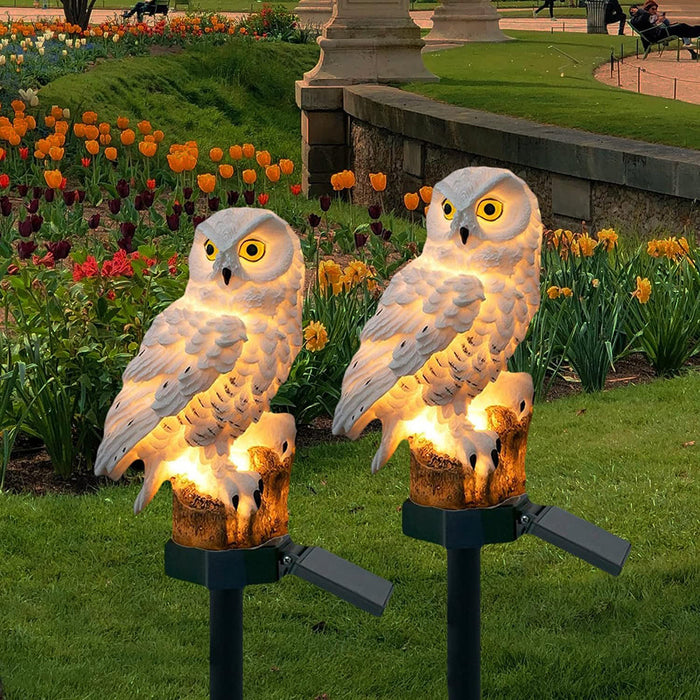 Lampa Sowa zasilana energią słoneczną (zestaw 2)