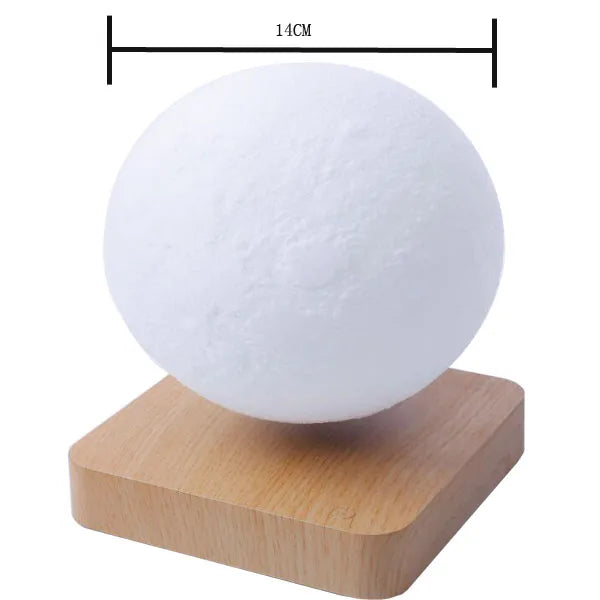 LunaGlow Lampa Księżycowa – Latająca Lampa LED 3D z Magnetycznym Designem Levitacyjnym