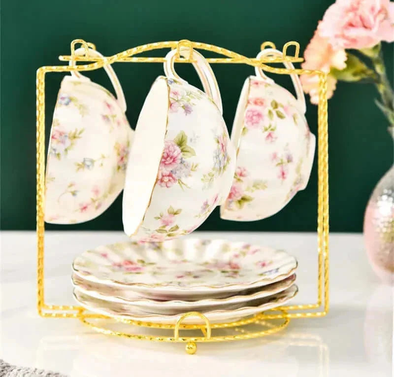 Luksusowy kubek do kawy z porcelany kostnej – Wyszukane rzemiosło