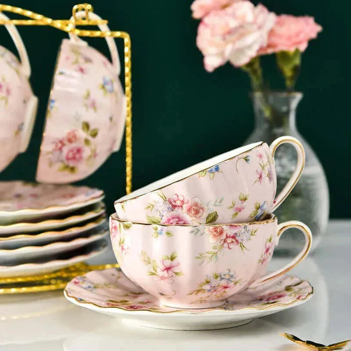 Luksusowy kubek do kawy z porcelany kostnej – Wyszukane rzemiosło