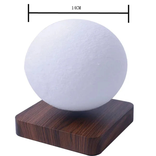 LunaGlow Lampa Księżycowa – Latająca Lampa LED 3D z Magnetycznym Designem Levitacyjnym