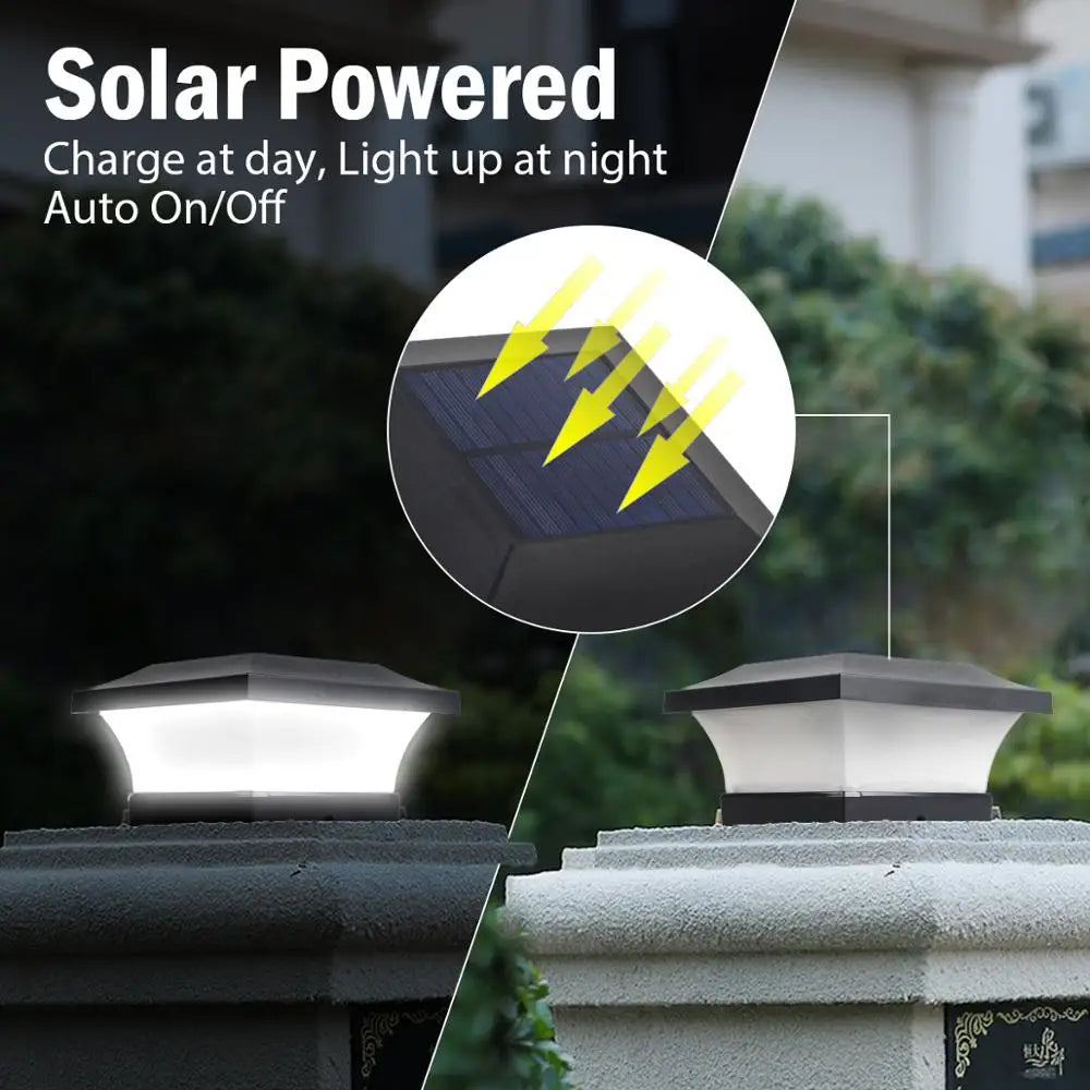 Lampa ścienna Carvallo Solar | Wodoodporność IP65 | Kolor światła 3000K/6000K | Z czujnikiem zmierzchu | Bateria 2000 mAh