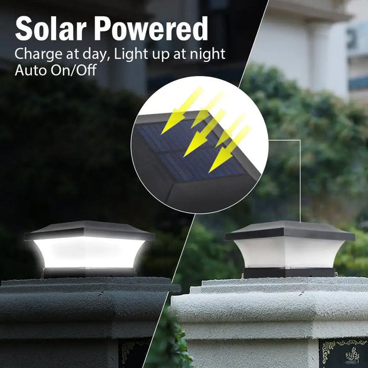 Lampa ścienna Carvallo Solar | Wodoodporność IP65 | Kolor światła 3000K/6000K | Z czujnikiem zmierzchu | Bateria 2000 mAh