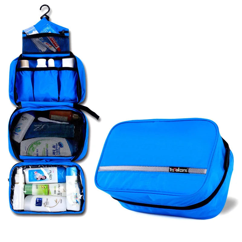 Carvallo MaxPack Stor Wodoodporny Kosmetyczka dla Mężczyzn i Kobiet | Podróżna Kosmetyczka | Wytrzymały Design i Duża Pojemność