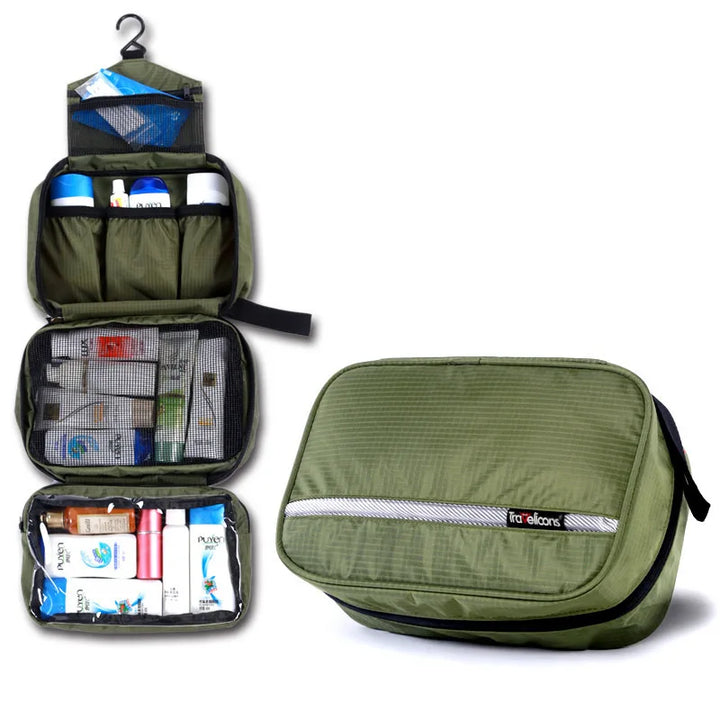 Carvallo MaxPack Stor Wodoodporny Kosmetyczka dla Mężczyzn i Kobiet | Podróżna Kosmetyczka | Wytrzymały Design i Duża Pojemność