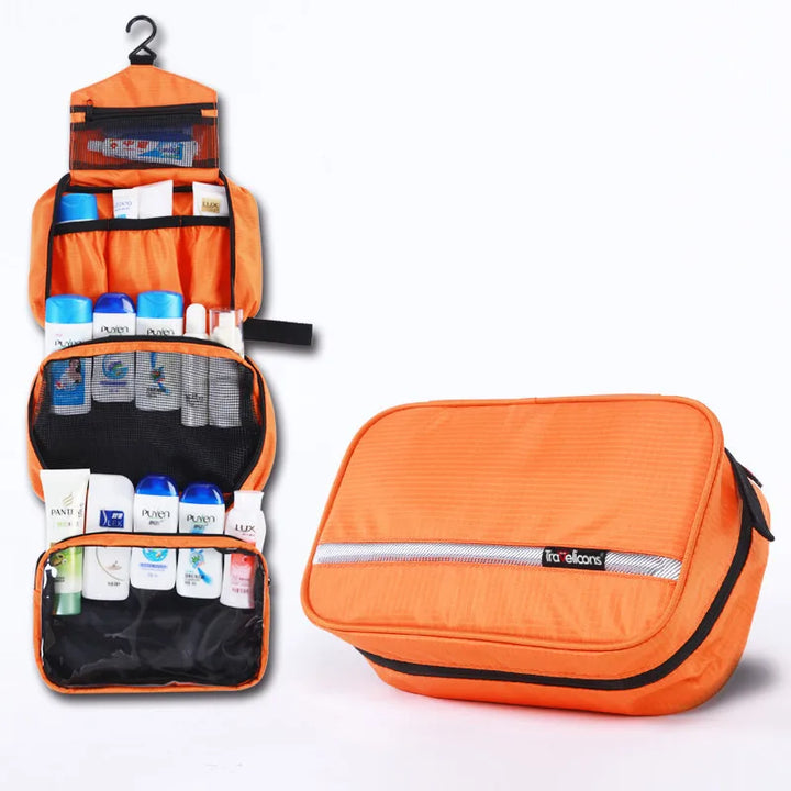 Carvallo MaxPack Stor Wodoodporny Kosmetyczka dla Mężczyzn i Kobiet | Podróżna Kosmetyczka | Wytrzymały Design i Duża Pojemność