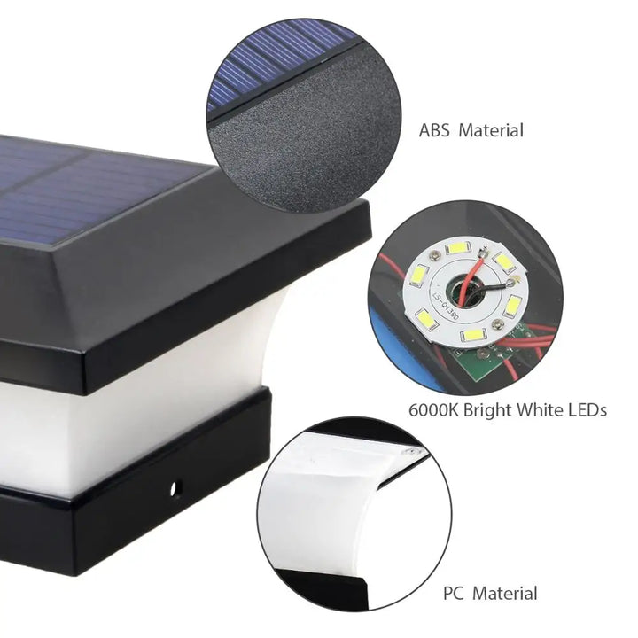 Lampa ścienna Carvallo Solar | Wodoodporność IP65 | Kolor światła 3000K/6000K | Z czujnikiem zmierzchu | Bateria 2000 mAh