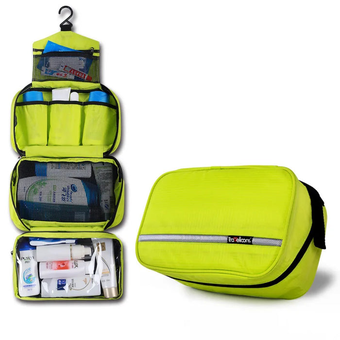 Carvallo MaxPack Stor Wodoodporny Kosmetyczka dla Mężczyzn i Kobiet | Podróżna Kosmetyczka | Wytrzymały Design i Duża Pojemność