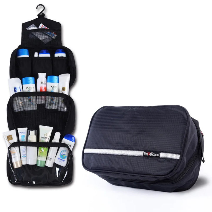 Carvallo MaxPack Stor Wodoodporny Kosmetyczka dla Mężczyzn i Kobiet | Podróżna Kosmetyczka | Wytrzymały Design i Duża Pojemność