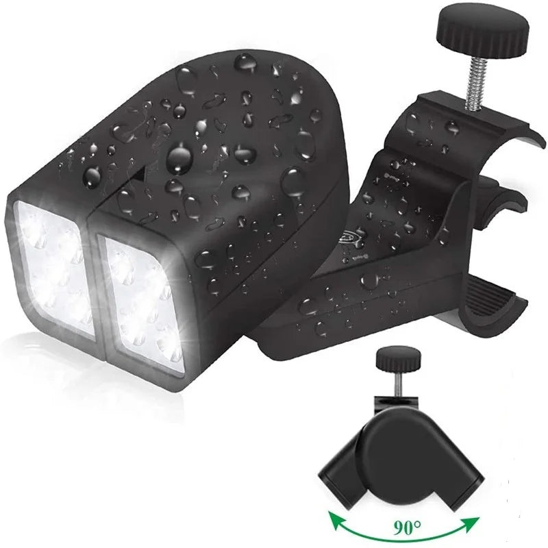 Lampa Grillowa LED Carvallo z Podwójną Głowicą | Obracana 360° &amp; Odporną na Ciepło | Super Jasna do BBQ, Wędkowania Nocnego &amp; Kempingu