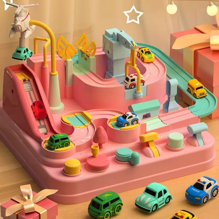 Tor Wyścigowy Puzzli Zabawka Edukacyjna