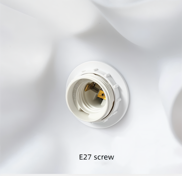 Lampa sufitowa Aurora – Elegancki zwis PVC w kwiatowym wzorze