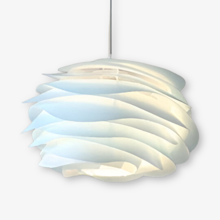 Lampa sufitowa Aurora – Elegancki zwis PVC w kwiatowym wzorze