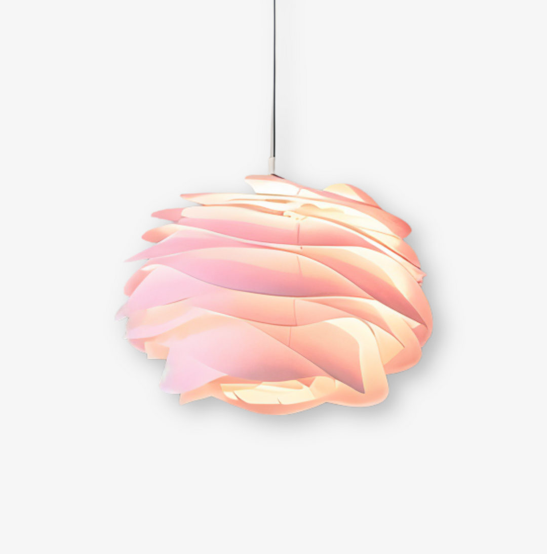 Lampa sufitowa Aurora – Elegancki zwis PVC w kwiatowym wzorze
