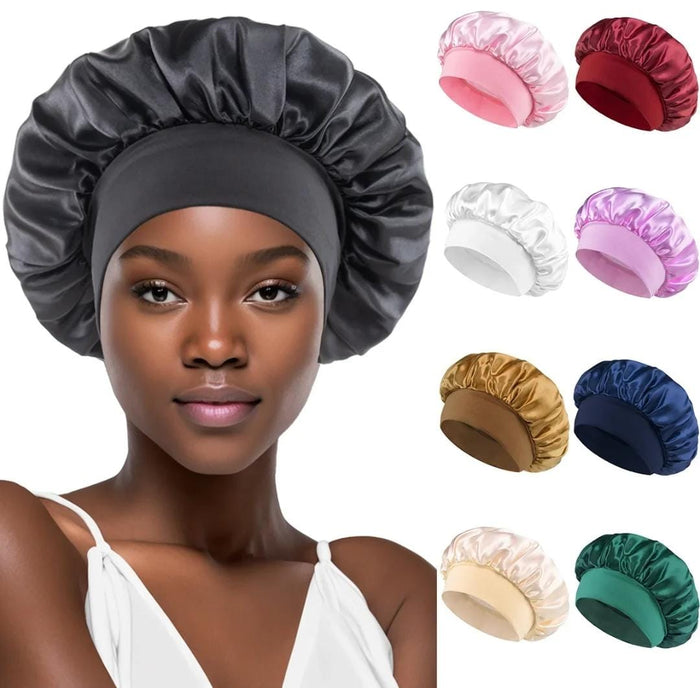 HairProtect - 2-częściowy zestaw z czepkiem satynowym