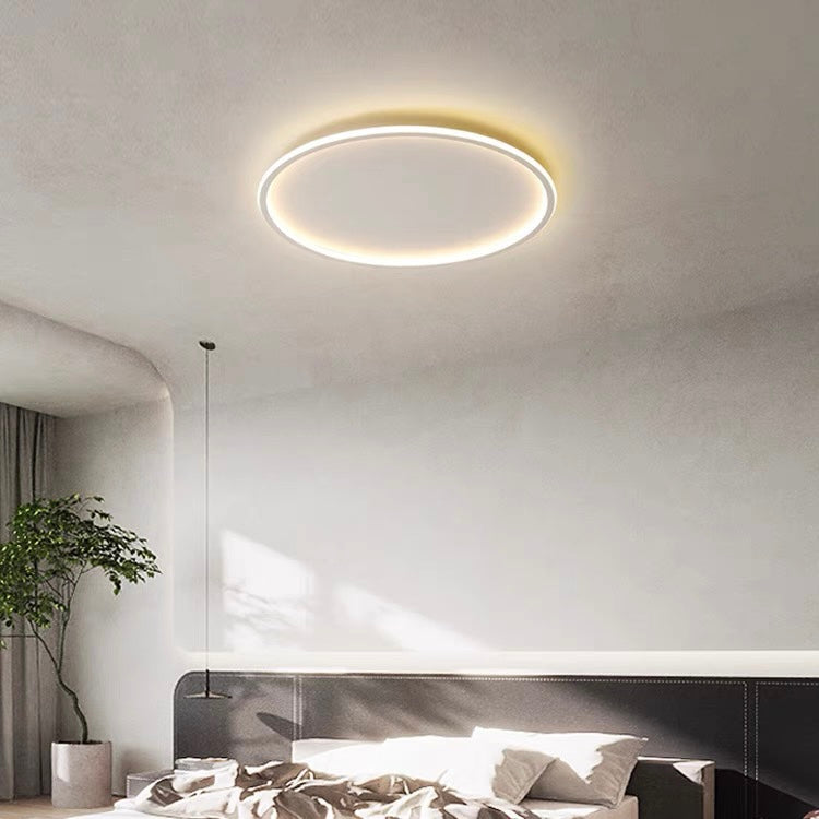 Ultra-cienka nowoczesna lampa sufitowa | LED do niskich sufitów | Okrągła i ściemniana