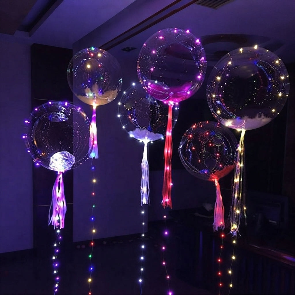 LED balony – Wielokrotnego użytku dekoracja na imprezy, urodziny i wesela (10 sztuk)