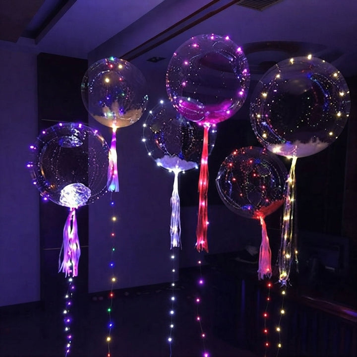 LED balony – Wielokrotnego użytku dekoracja na imprezy, urodziny i wesela (10 sztuk)