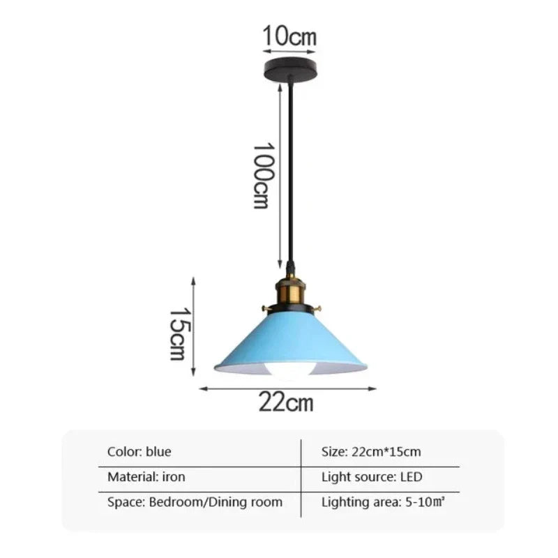 Industrialna Elegancja - LED Rogowa Lampa Wisząca
