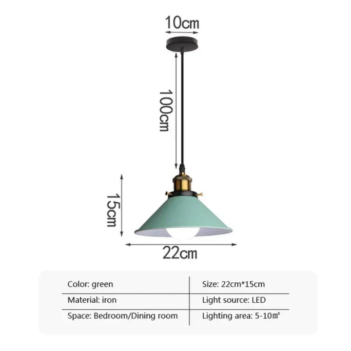 Industrialna Elegancja - LED Rogowa Lampa Wisząca