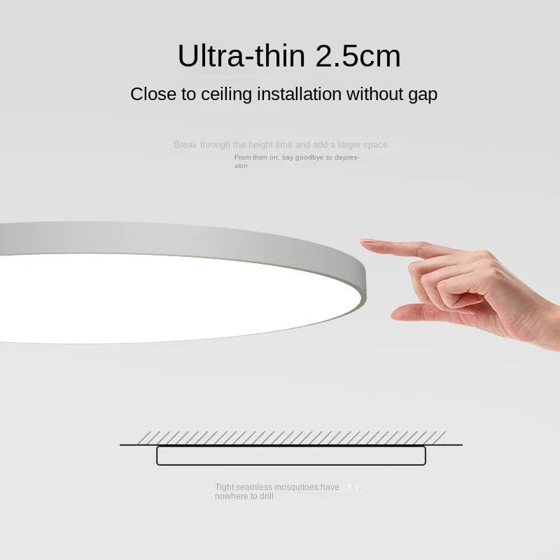 Nowoczesna Lampa Sufitowa LED Okrągła