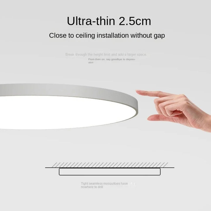 Nowoczesna Lampa Sufitowa LED Okrągła