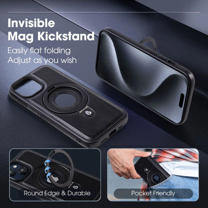 Magnetyczne etui na iPhone z niewidocznym stojakiem